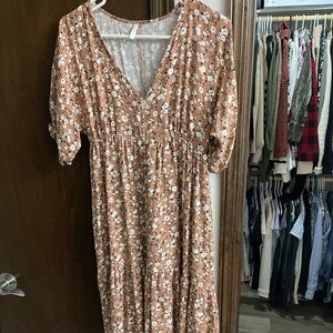 Rylee + Cru maxi floral dress